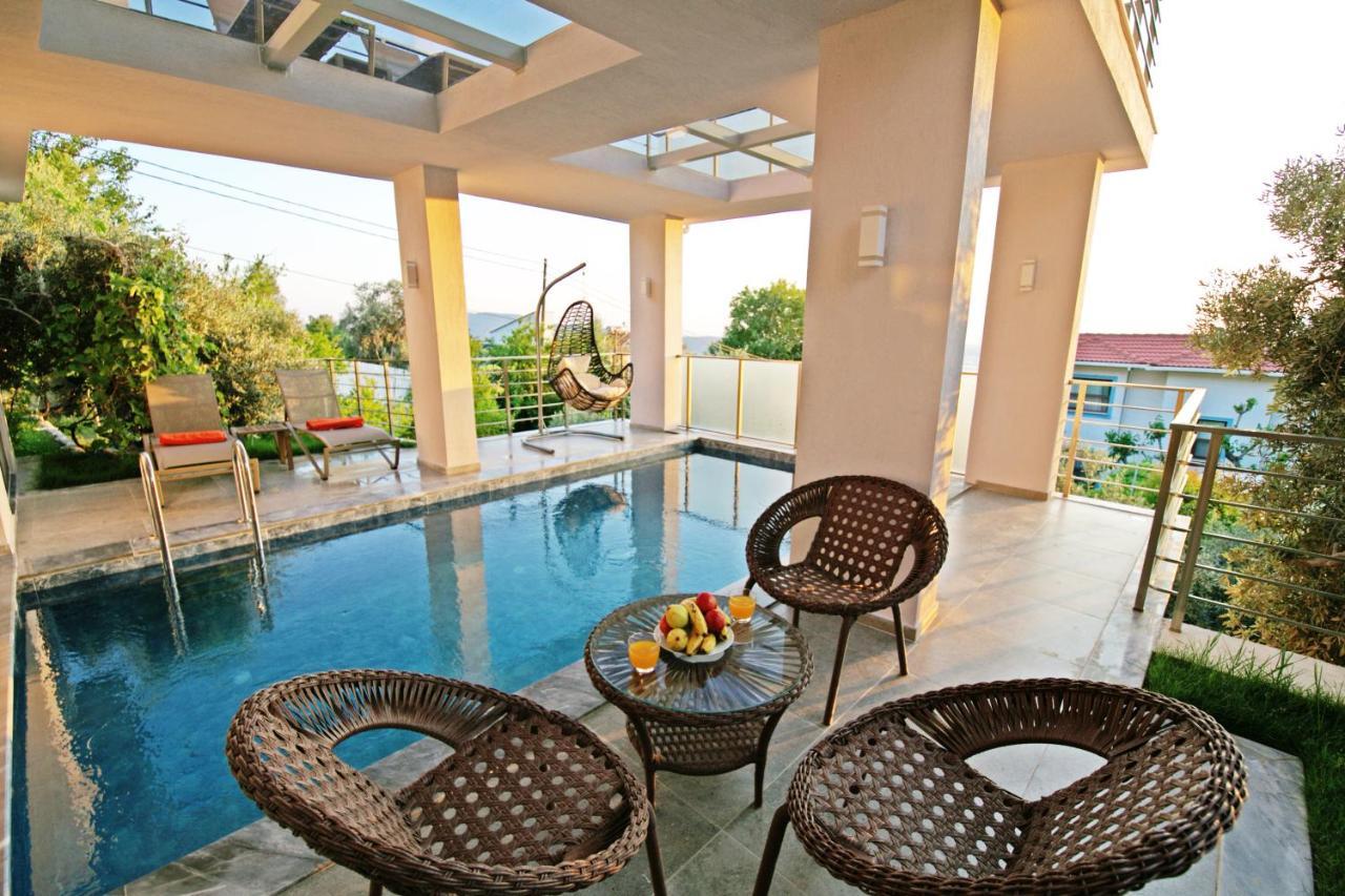 Villa With A Private Heated Pool, Jacuzzi, Overlooking Spectacular Views Of The Sea Kaş Eksteriør billede